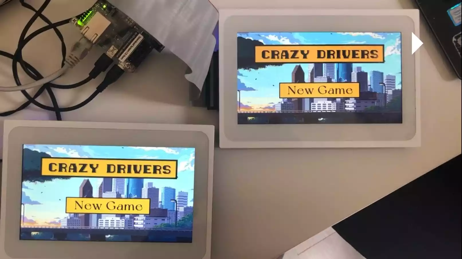 Demonstration of crazy drivers